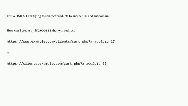 Webmasters: .htaccess redirect php WHMCS cart ID смотреть онлайн