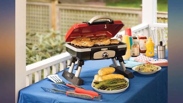 Cuisinart CGG-180TS Petit Gourmet Portable Tabletop Gas Grill, Stainless Steel review смотреть онлайн