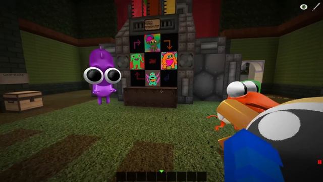 BLUE CREATES NEW RAINBOW FRIENDS! (Minecraft) смотреть онлайн