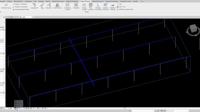 MagiCAD for Revit - Sprinkler Automatic Flex Connection смотреть онлайн