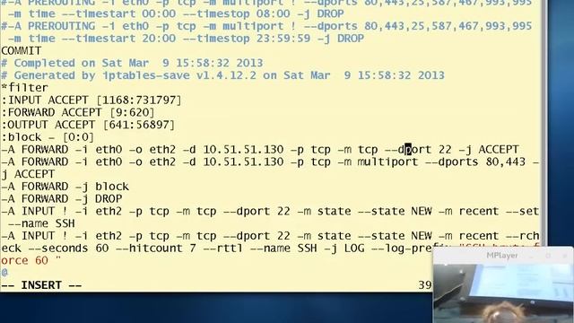 Tutorial de Netfilter/IPTables Parte 7 - 20130413 смотреть онлайн