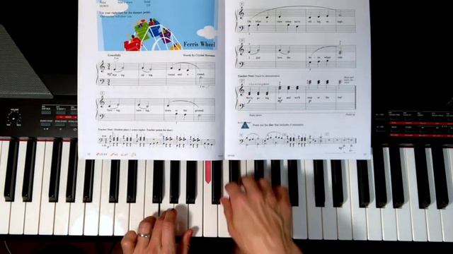 Youtube Piano lesson #6 (Level 1- part 1) 英語で初心者ピアノ ! смотреть онлайн
