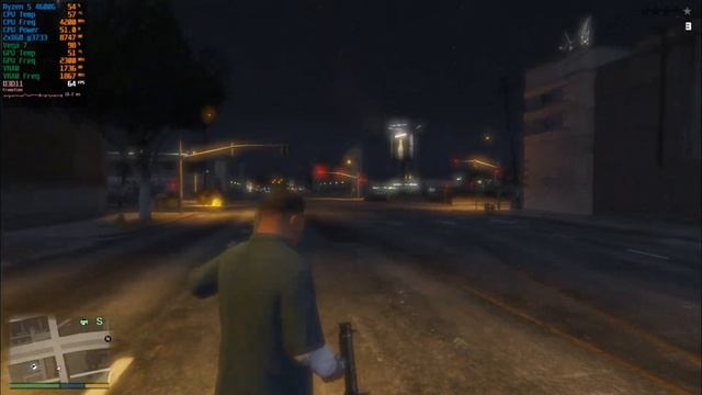 GTA 5 on Ryzen 5 4600G & Vega 7 смотреть онлайн
