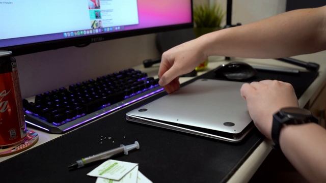 Fresh Thermal Paste for My 2012 MacBook Air смотреть онлайн