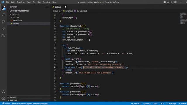 #36 Throw Custom Error in JavaScript | JavaScript Course in Hindi смотреть онлайн