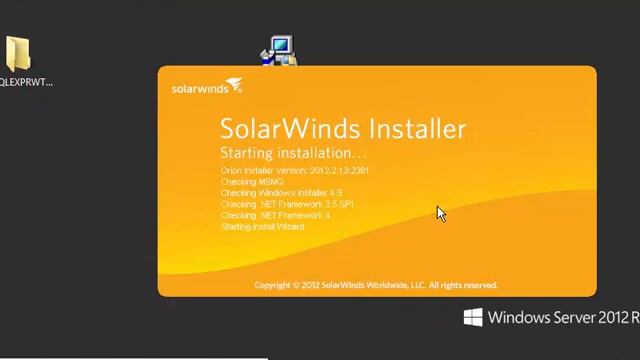 Solarwind Network Performance Monitor Installation on server2012 sqlexp2012 смотреть онлайн
