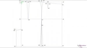 Выкройка прямой юбки для любой фигуры. Часть 2 - построение шлицы или разрез на юбке сзади