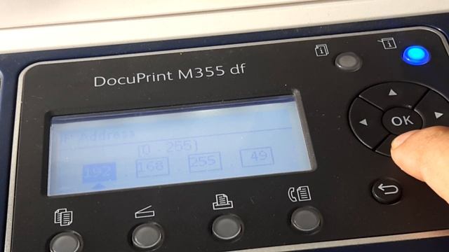 การตั้งค่า IP Address เครื่องพิมพ์มัลติฯ LED ขาว-ดำ FujiXerox DocuPrint M355df смотреть онлайн