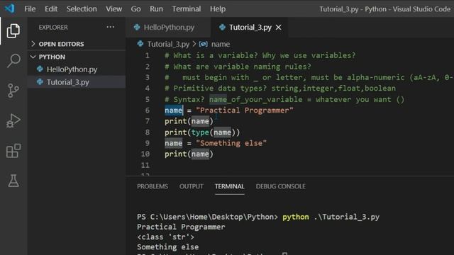 PYTHON VARIABLES & NAMING RULES IN HINDI | 2020 смотреть онлайн
