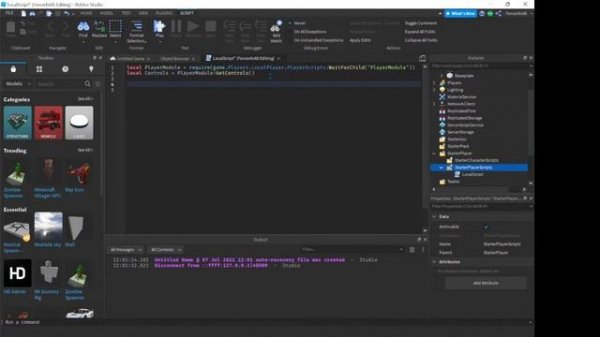 How to Enable/Disable Player Controls