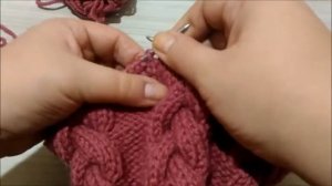 ШАПКА СПИЦАМИ ИЗ КОС В 12 ПЕТЕЛЬ.ВЯЗАНИЕ С LUFO №3