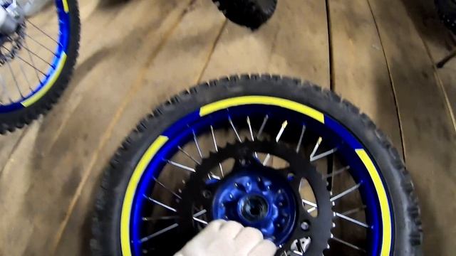 Техничка. Замена ведомой звезды на 46 зубьев. Motoland TT250 смотреть онлайн