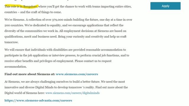 #12 Siemens Requirement 2022 / Graduate Engineering Trainee / Java Developer / Freshers Requirement смотреть онлайн