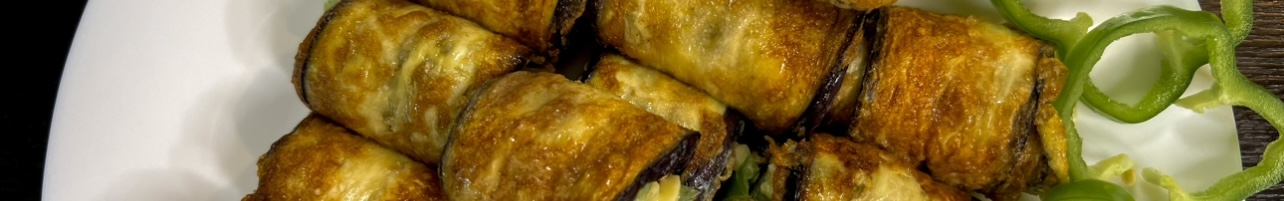 Яркие рулетики из баклажанов- наесться невозможно!