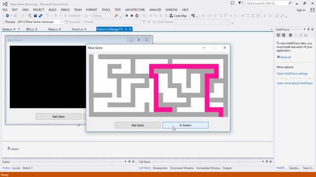Artificial Intelligence | Maze Game(Shortest Path) смотреть онлайн