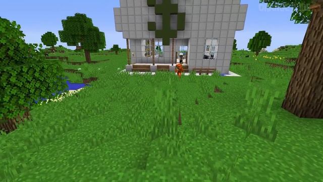 HOW to CREATE DOUBLE PORTAL BLOCK in Minecraft ? NETHER PORTAL + END PORTAL ! смотреть онлайн