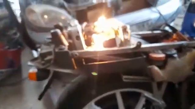 хонда вфр 400 рр, запуск на холодную смотреть онлайн