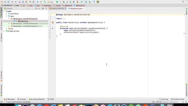 Android architecture with hello world application смотреть онлайн