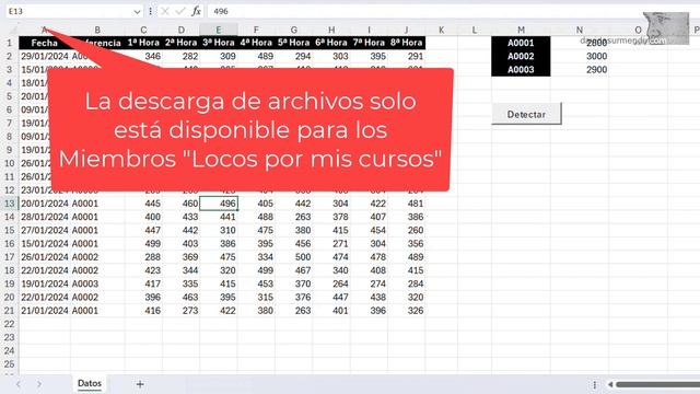 AVANCE: 0049. Curso de Macros y VBA. Recorrer celdas seleccionadas en una hoja con el Bucle For Eac смотреть онлайн