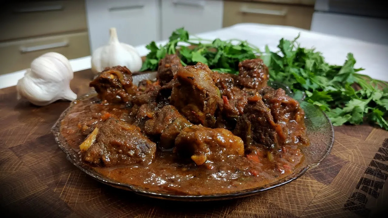 ЧАШУШУЛИ в казане. Вкуснейшее блюдо грузинской кухни. смотреть онлайн