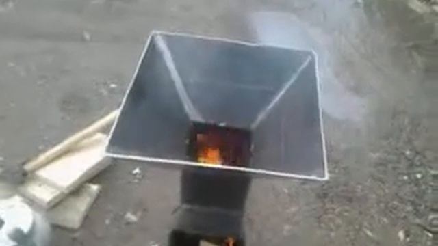 Ракетная печь для готовки испытания смотреть онлайн
