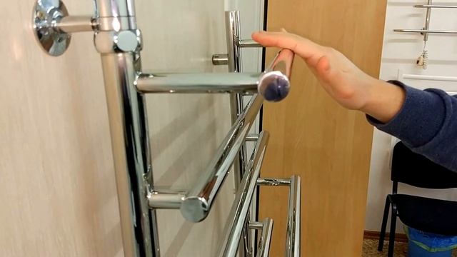 Полотенцесушитель водяной Акванерж модерн прямой с полками. смотреть онлайн