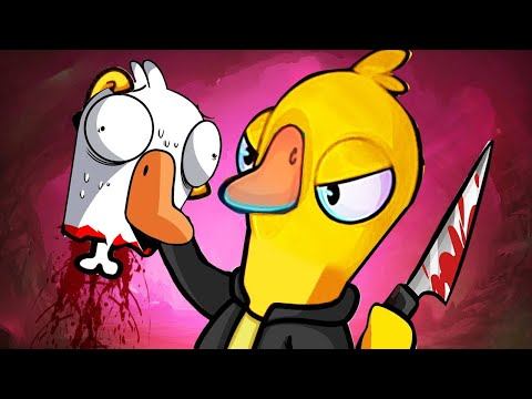АМОНГУСЬ! Я МЩУ ВСЕМ БЕЗ РАЗБОРА! - Goose Goose Duck! смотреть онлайн