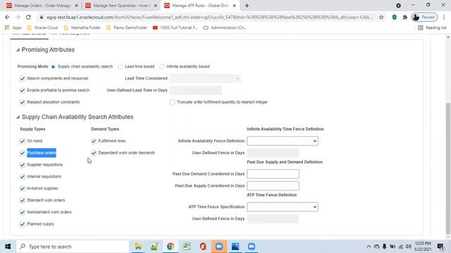 Creation of ATP rule, Sourcing Rule and Assignment set and map assignmet set-OM Fusion смотреть онлайн