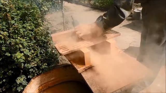 Простое приспособление для снятия фаски с кирпича любой геометрии. смотреть онлайн