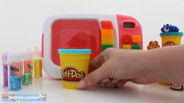 Pretend Cooking with Magic Microwave Surprise Eggs