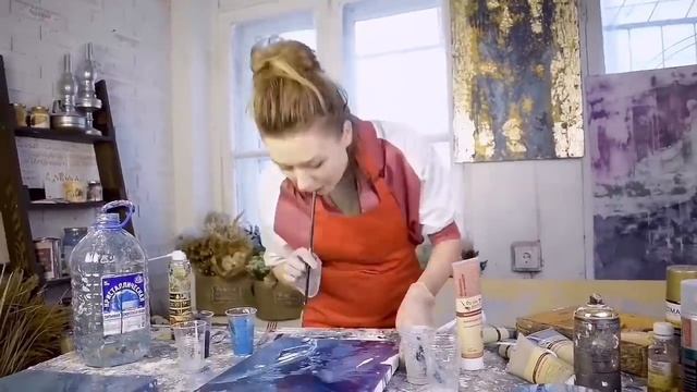 Акриловая заливка. Техника. Пошагово. Шок контент! А что так можно было? просто акрил и...