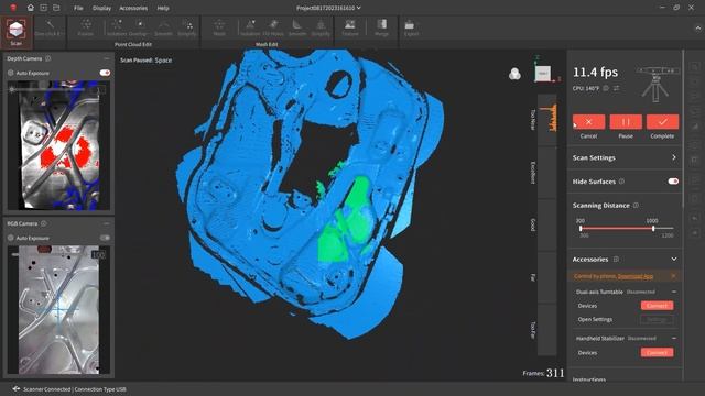 RANGE 3D Scanner in Action: 3D Scanning Car Parts смотреть онлайн