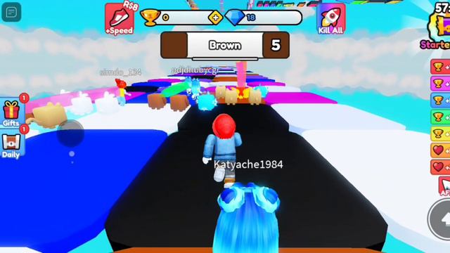 Роблокс. Остановись вовремя на нужном цвете смотреть онлайн