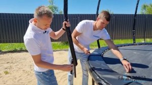 Пошаговая сборка батута на примере ClearFit SpaceHop 12 ft