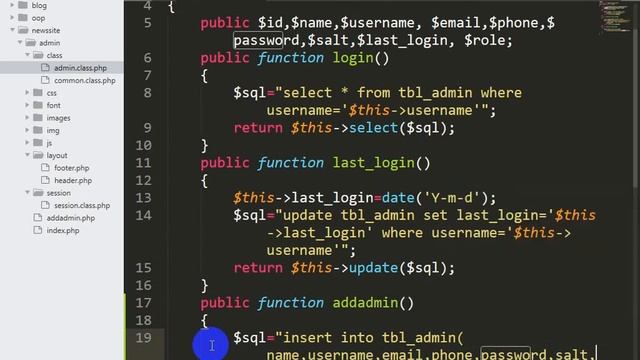 4) Add Role and Add Admin PHP with OOPS Nepali смотреть онлайн