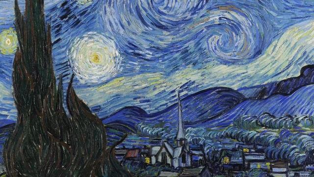 «Звёздная ночь» Винсента Ван Гога | Шедевр за 1 минуту смотреть онлайн
