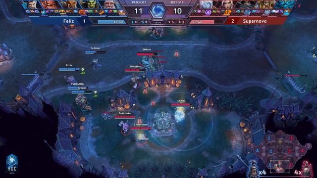 HGC 2018 KR - Phase 2 Week 10 - Feliz vs. Supernova - Game 4 смотреть онлайн