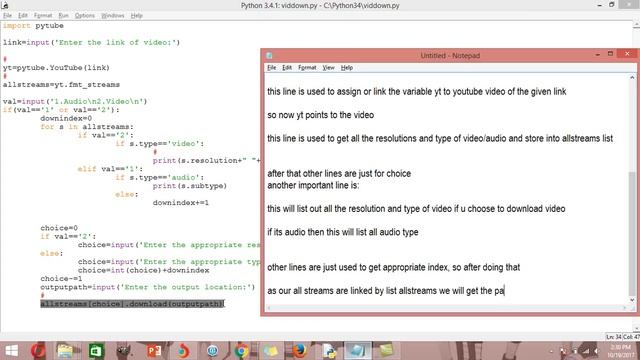 Download Youtube Video in Python 3 смотреть онлайн