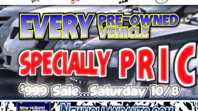 New Holland Auto Group -- Fall Frenzy $999 Sale смотреть онлайн