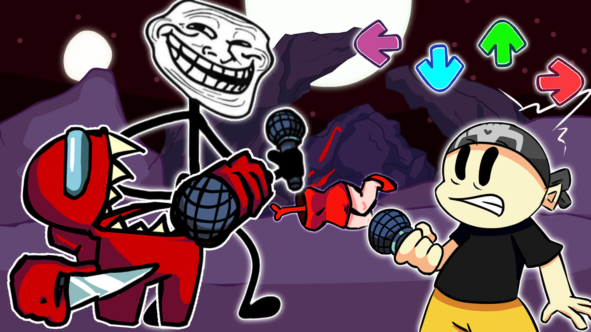 ВИТТЯ ПРОТИВ ИМПОСТЕРА И ТРОЛЛФЕЙСА ► Friday Night Funkin' Vs. Imposter, Vs. Trollface