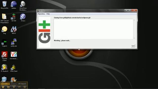 Using Git GUI with Eclipse Part I Setting up the workspace смотреть онлайн