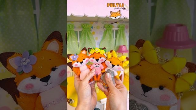 Лисичка из фетра своими руками / Игрушки из фетра смотреть онлайн