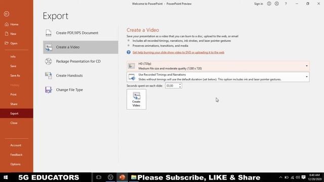 How to Make Video in PowerPoint - PPT to Mp4 Video || 2 Best Tips смотреть онлайн