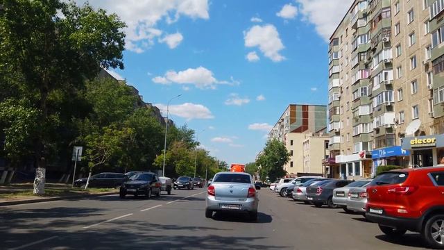 #Павлодар #Казахстан. Поездка по улице ак.Чокина. смотреть онлайн
