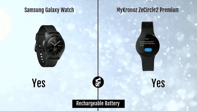 Samsung Galaxy Watch vs MyKronoz ZeCircle2 Premium смотреть онлайн