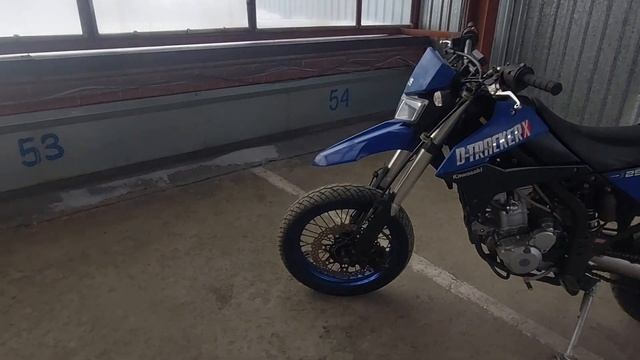 Kawasaki D TRACKER X KLX250 из Японии / быстрый городской мотард