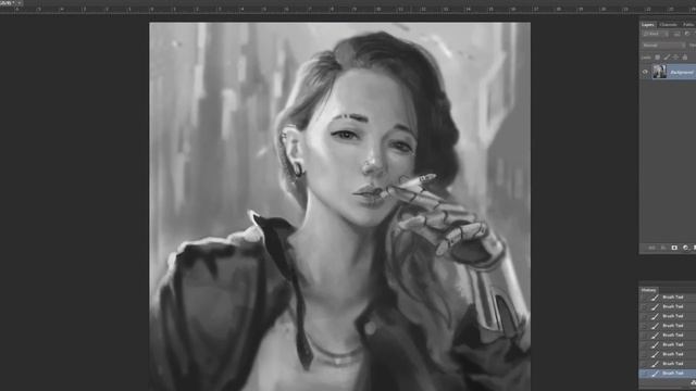 A portrait of a girl in the cyberpunk style became the cover for the book. смотреть онлайн