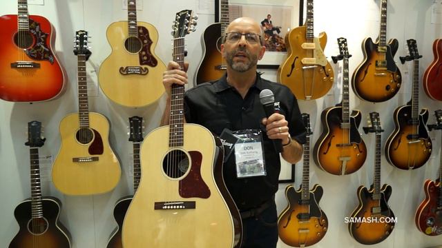 Inside NAMM 2014 | Gibson 2014 J-29 Rosewood Acoustic-Electric Guitar смотреть онлайн