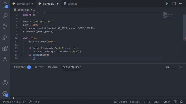Como H4CKE4R otra PC con Python | Backdoor/virus/exploit con Python. #2 Cliente-Probando el program смотреть онлайн