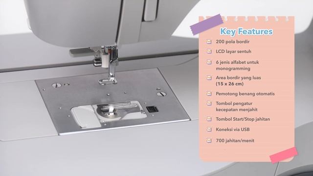 Singer EM200 Quantum Stylist: Mesin Bordir Komputer yang jadi andalan! смотреть онлайн